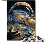 Puzzle per adolescenti Astronauta spaziale, giocattoli, giochi educativi, antistress, migliorano l'amore tra coppie (dimensioni 26x38cm)