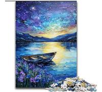 Puzzle per adolescenti Aurora boreale, gioco stimolante, giocattoli, decorazioni da parete, regali unici per compleanno e Natale (dimensioni 50x75cm)