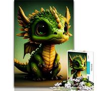 Puzzle per adolescenti Baby Dragon 1000 pezzi Puzzle per adulti e adolescenti antistress Staycation Kill Time Regalo divertente (26x38cm)