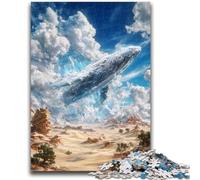 Puzzle per adolescenti Balene nel deserto Adatto a partire dai 14 anni Gioco intellettuale Gioco educativo per compleanni e Natale 26x38cm