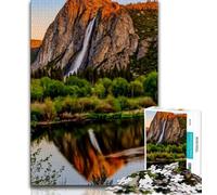 Puzzle per adolescenti Bellissimo fiume di montagna Puzzle da 1000 pezzi antistress per trascorrere il tempo in casa e migliorare l'amore tra coppie 38x26cm