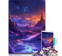 Puzzle per adolescenti Bellissimo paesaggio montano Puzzle da 1000 pezzi per adulti e adolescenti antistress regalo divertente per ammazzare il tempo durante le vacanze (50x75cm)