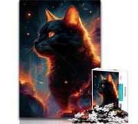 Puzzle per adolescenti "Black Cat Nebula" da 1000 pezzi per adulti e adolescenti, giocattoli educativi per l'apprendimento, giochi per famiglie che migliorano l'amore tra coppie (38x26cm)