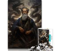 Puzzle per adolescenti Black Mage Ruling Shadows puzzle da 1000 pezzi antistress per trascorrere il tempo in casa per migliorare l'amore tra coppie 75x50cm