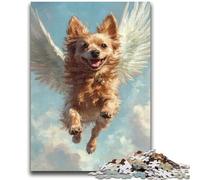 Puzzle per adolescenti Cane con le ali Adatto a bambini dai 14 anni in su Giochi per famiglie Offerta come regalo per tutta la famiglia 50x75cm