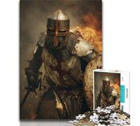 Puzzle per adolescenti Cavalieri Templari 1000 pezzi Puzzle per adulti e ragazzi giocattoli educativi per l'apprendimento Decorazioni per la casa e regali unici (26x38cm)