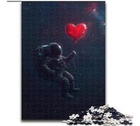 Puzzle per adolescenti che amano l'astronauta, gioco per famiglie antistress, sfida difficile, rafforza l'amore tra coppie (dimensioni 26x38cm)
