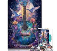 Puzzle per adolescenti Chitarra della Pace Puzzle da 1000 pezzi educativo e didattico ideale come regalo per tutta la famiglia 75x50cm