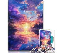 Puzzle per adolescenti "Cielo sereno" Puzzle per adulti 1000 pezzi Design difficile vibrante e unico Esperienza di puzzle rilassante e stimolante (50x75cm)
