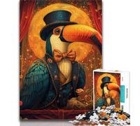 Puzzle per adolescenti Circus Toucan da 1000 pezzi, giocattolo educativo ideale come regalo per tutta la famiglia (38x26cm)