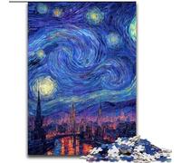 Puzzle per adolescenti Città sotto il cielo notturno, per età 14 e oltre Ogni pezzo è unico - Gioco divertente e stimolante per tutta la famiglia Ottimo regalo dimensioni 26x38cm