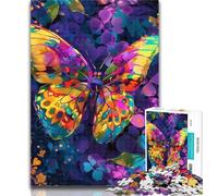 Puzzle per adolescenti, colorati e bellissimi, con farfalle, per adulti, 1000 pezzi, ideali come regalo per tutta la famiglia, dai 14 anni in su, 50x75cm