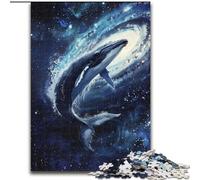 Puzzle per adolescenti con animali e balene, adatti dai 14 anni in su, ideali come regalo per tutta la famiglia (dimensioni 50x75cm)