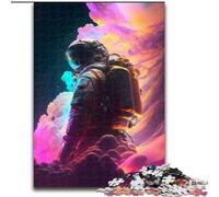 Puzzle per adolescenti con astronauta tra le nuvole, 1000 pezzi, giochi educativi, decorazione per la casa, adatto per la decorazione del desktop (50x75cm)