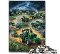Puzzle per adolescenti con attrezzi agricoli e trattore, adatti dai 14 anni in su, giochi per famiglie, ideali come regalo per tutta la famiglia, 38x26cm