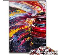 Puzzle per adolescenti con auto sportive, dipinto a olio, dai 14 anni in su Ogni pezzo è unico Gioco divertente e stimolante per tutta la famiglia Ottimo regalo dimensioni 50x75cm