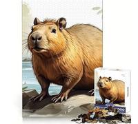 Puzzle per adolescenti con capibara, 1000 pezzi, per allenare la concentrazione, calmare e distrarre, con incastri precisi, ideale come regalo (38x26cm)