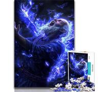 Puzzle per adolescenti con dieci cavalieri angelici medievali, 1000 pezzi, giocattolo educativo intellettuale decomprimente, ottimi regali e giocattoli (50x75cm)