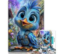 Puzzle per adolescenti con elefante sullo skateboard, 1000 pezzi, giocattoli educativi per l'apprendimento, giochi per famiglie, regalo di compleanno, regali (50x75cm)