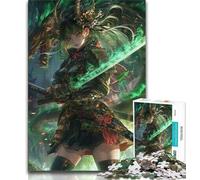 Puzzle per adolescenti con guerriere ninja giapponesi, 1000 pezzi, per ammazzare il tempo durante le vacanze, ogni pezzo è unico, gioco divertente e stimolante per tutta la famiglia, 38x26cm