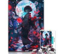 Puzzle per adolescenti con guerriere ninja giapponesi, 1000 pezzi, per ammazzare il tempo durante le vacanze, ogni pezzo è unico, gioco stimolante e divertente per tutta la famiglia, 38x26cm