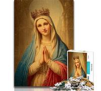 Puzzle per adolescenti con la Vergine Maria, ideale come regalo per tutta la famiglia, adatto per bambini dai 14 anni in su (dimensioni 38x26cm)