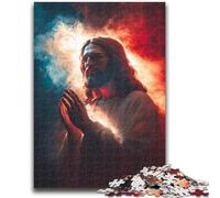 Puzzle per adolescenti con l'arte di Gesù, adatti dai 14 anni in su, giochi per famiglie, ideali come regalo per tutta la famiglia, 38x26cm