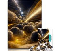 Puzzle per adolescenti con nuvole colorate da sogno per adulti 1000 pezzi arte a carboncino per trascorrere il tempo libero decorazione per la casa 75x50cm