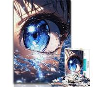 Puzzle per adolescenti con occhi anime, 1000 pezzi, per adolescenti e adulti, antistress, sfida difficile, migliora l'amore tra coppie (50x75cm)