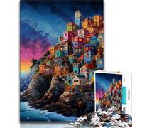 Puzzle per adolescenti con paesaggi marini italiani gioco stimolante ideale come regalo per tutta la famiglia 75x50cm
