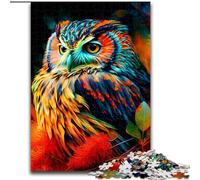Puzzle per adolescenti con simpatico gufo, dai 14 anni in su, adatti per attività divertenti in coppia a casa, regalo di compleanno, regalo da viaggio (dimensioni 26x38cm)