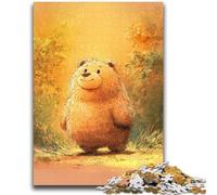 Puzzle per adolescenti con simpatico orso, gioco stimolante, ideale come regalo per tutta la famiglia, 26x38cm