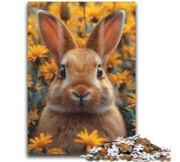 Puzzle per adolescenti, coniglietto della giungla, giocattoli educativi per imparare, attività divertenti a casa, regalo di compleanno, regali di viaggio 26x38cm