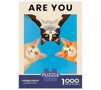 Puzzle Per Adolescenti Da 1000 Pezzi 3 Cats Are You Pooping Puzzle Per Adolescenti Giochi Rilassanti Regali Per Donne Regali Per Amici E Familiari 52x38cm/1000pcs
