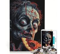 Puzzle per adolescenti da 1000 pezzi a tema horror ideale per uno spuntino di mezzanotte giochi rilassanti decorazioni per la casa e per la scrivania 50x75cm