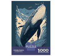 Puzzle Per Adolescenti Da 1000 Pezzi A Whales Song Puzzle Per Adolescenti Gioco Per Famiglie Sfida Difficile Regali Unici Per Compleanno E Natale 70x50cm/1000pcs