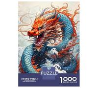 Puzzle Per Adolescenti Da 1000 Pezzi Abstract Dragon Puzzle Per Adulti Giochi Divertenti Sfida Difficile Regalo Di Compleanno, Regali, 52x38cm/1000pcs