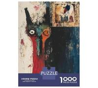 Puzzle Per Adolescenti Da 1000 Pezzi Abstract Expressionist Art Print Puzzle Per Adulti Giocattolo Decorazione Da Parete Regali Per Donne Divertimento A Casa Attività, 38x26cm/1000pcs