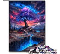 Puzzle per adolescenti da 1000 pezzi Albero della vita, giocattoli educativi per l'apprendimento, giochi per famiglie, regali e compleanni unici dimensioni 26x38cm