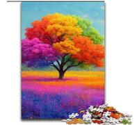 Puzzle per adolescenti da 1000 pezzi Albero della vita, gioco stimolante e gioco per famiglie con pezzi completamente interconnessi di forma casuale dimensioni 50x75cm