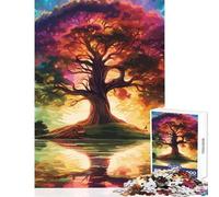 Puzzle per adolescenti da 1000 pezzi albero magico giocattolo educativo idee regalo gioco educativo migliora l'amore tra coppie dimensioni 38x52cm