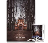 Puzzle per adolescenti da 1000 pezzi Amburgo, analisi pratica del gioco e logica, regalo per compleanni, dimensioni 38x26cm