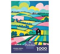 Puzzle Per Adolescenti Da 1000 Pezzi Ames Iowa Landscape Puzzle Per Adolescenti Gioco Per Famiglie Migliora La Memoria Regali Di Natale E Compleanno 52x38cm/1000pcs