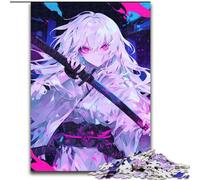 Puzzle per adolescenti da 1000 pezzi, Anime Crow Girl, per bambini dai 14 anni in su Ogni pezzo è unico Gioco divertente e stimolante per tutta la famiglia Ottimo regalo (dimensioni 50x75cm)