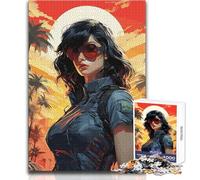 Puzzle per adolescenti da 1000 pezzi, Anime Miami Girl, regalo per donne, gioco rompicapo, regalo di compleanno (dimensioni 50x75cm)