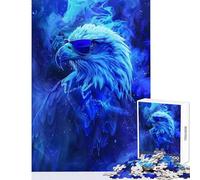 Puzzle per adolescenti da 1000 pezzi aquila dipinta a mano decorazione per la casa giocattoli regalo di compleanno giochi rilassanti interessanti riduzione dello stress dimensioni 38x52cm