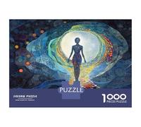Puzzle Per Adolescenti Da 1000 Pezzi Artwork Woman Walking Through Tunnel Puzzle Per Adulti Gioco Pratico Migliora La Memoria Ottimo Regalo Per I Giocatori 38x26cm/1000pcs