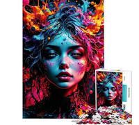 Puzzle per adolescenti da 1000 pezzi "As My Mind Explodes" Puzzle per adulti Antistress Giocattolo da parete Regalo per amici e familiari (Dimensioni 38x26cm)