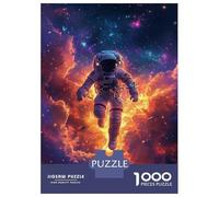 Puzzle Per Adolescenti Da 1000 Pezzi Astronaut Floating in Space-4 Puzzle Per Adolescenti Giochi Rilassanti Corsa Di Velocità Manuale Per È Ideale Come Regalo 70x50cm/1000pcs