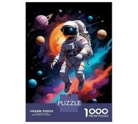 Puzzle Per Adolescenti Da 1000 Pezzi Astronaut Floating in Space Puzzle Per Adolescenti Giochi Rilassanti Corsa Di Velocità Manuale Per È Ideale Come Regalo 52x38cm/1000pcs